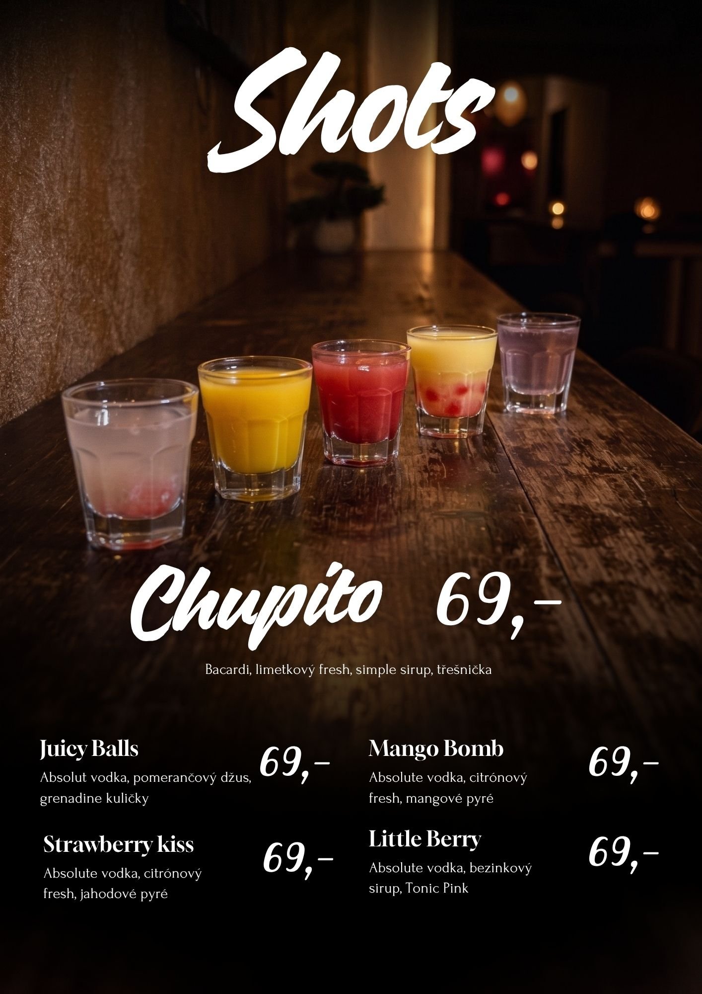 BAR&BAR — ukázka menu designu